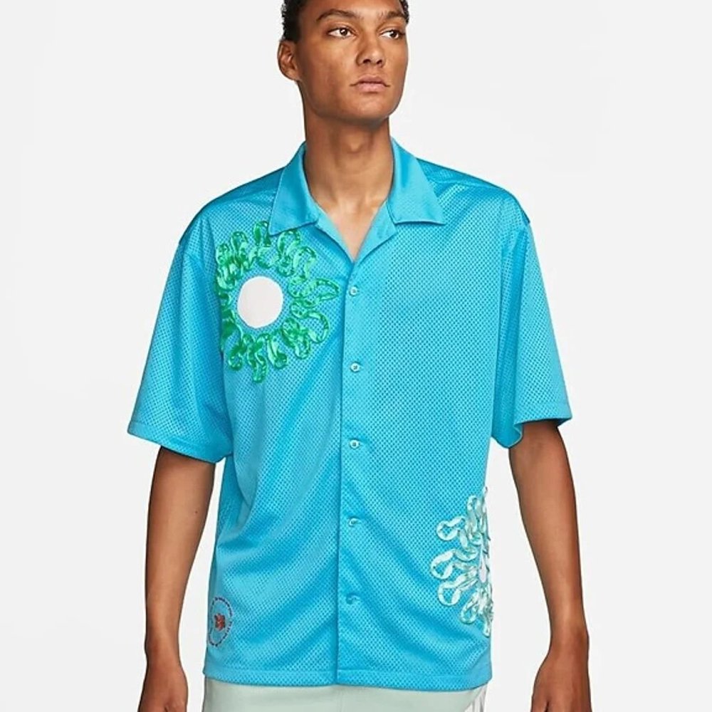 Nike Sportswear Uphoria Project Mesh Short Sleeve Shirt Men's Med DV9676-416